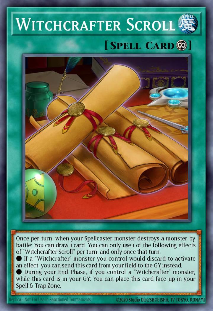 Witchcrafter Scroll Single: Yu-Gi-Oh! The Infinity Chasers Einzelkarte