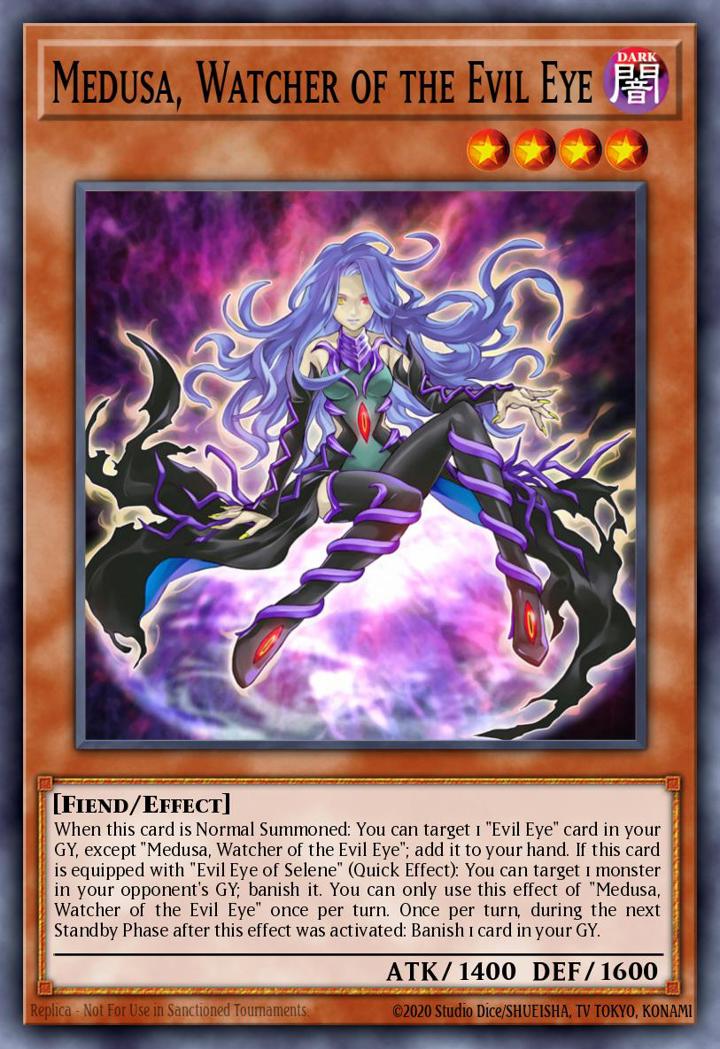 Medusa, Watcher of the Evil Eye Single: Yu-Gi-Oh! The Infinity Chasers Einzelkarte