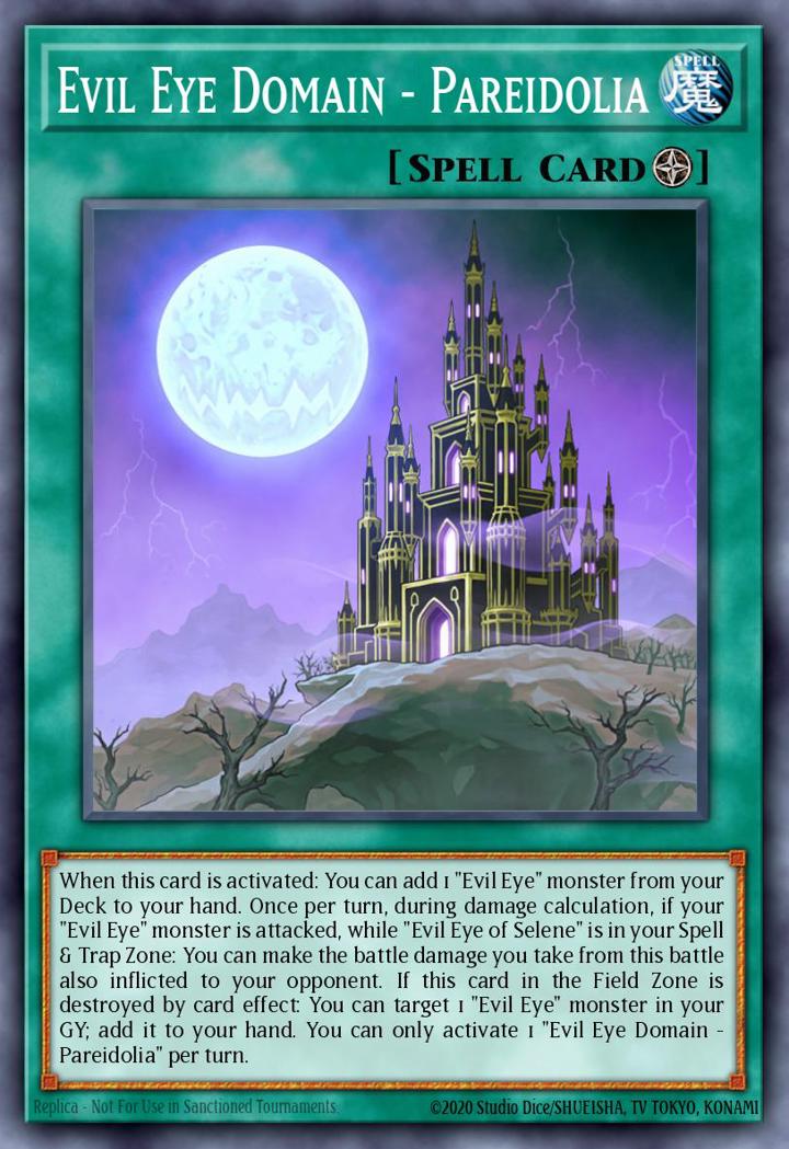 Evil Eye Domain - Pareidolia Single: Yu-Gi-Oh! The Infinity Chasers Einzelkarte