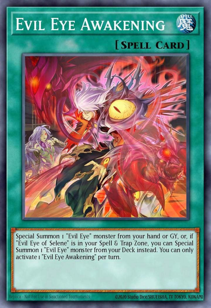 Evil Eye Awakening Single: Yu-Gi-Oh! The Infinity Chasers Einzelkarte