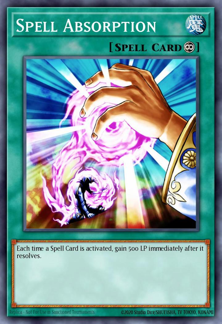 Spell Absorption Single: Yu-Gi-Oh! The Infinity Chasers Einzelkarte
