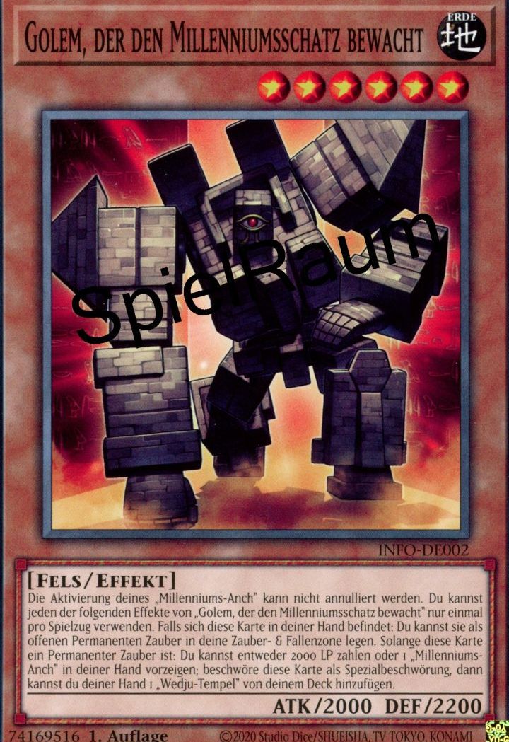 Golem that Guards the Millennium Treasures