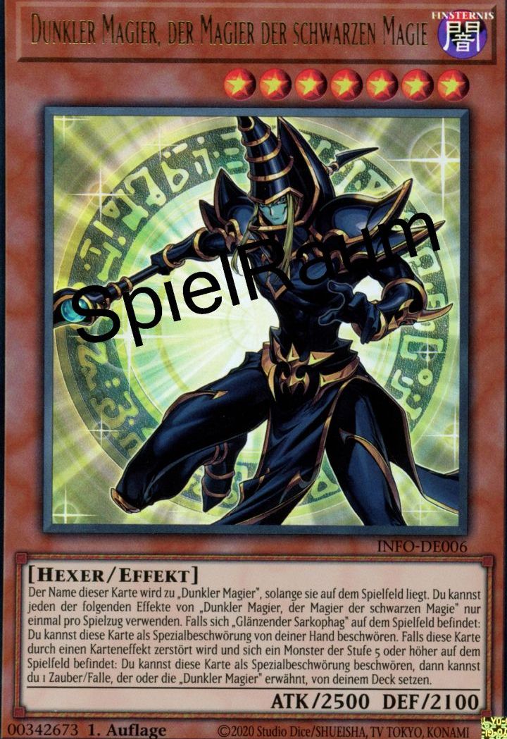 Dark Magician the Magician of Black Magic (V.1 - Ultra Rare) Single: Yu-Gi-Oh! The Infinite Forbidden Einzelkarte