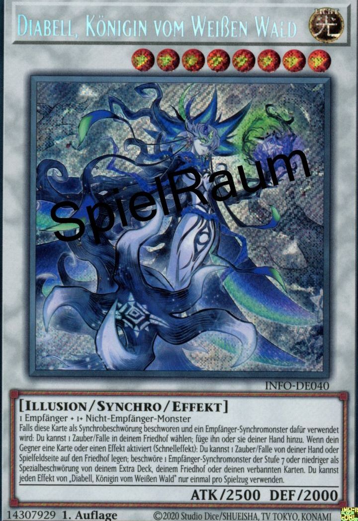 Diabell, Queen of the White Forest (V.1 - Secret Rare)