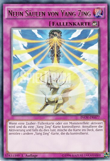 Nine Pillars of Yang Zing