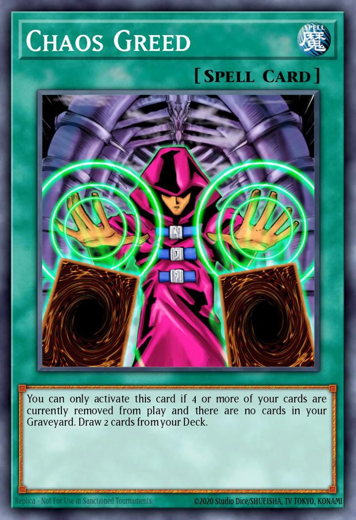 Chaos Greed Single: Yu-Gi-Oh! Invasion of Chaos (25th Anniversary Edition) Einzelkarte
