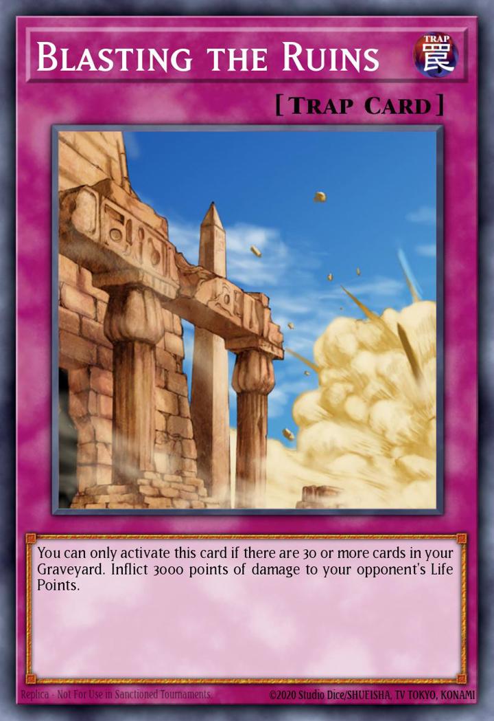 Blasting the Ruins Single: Yu-Gi-Oh! Invasion of Chaos (25th Anniversary Edition) Einzelkarte