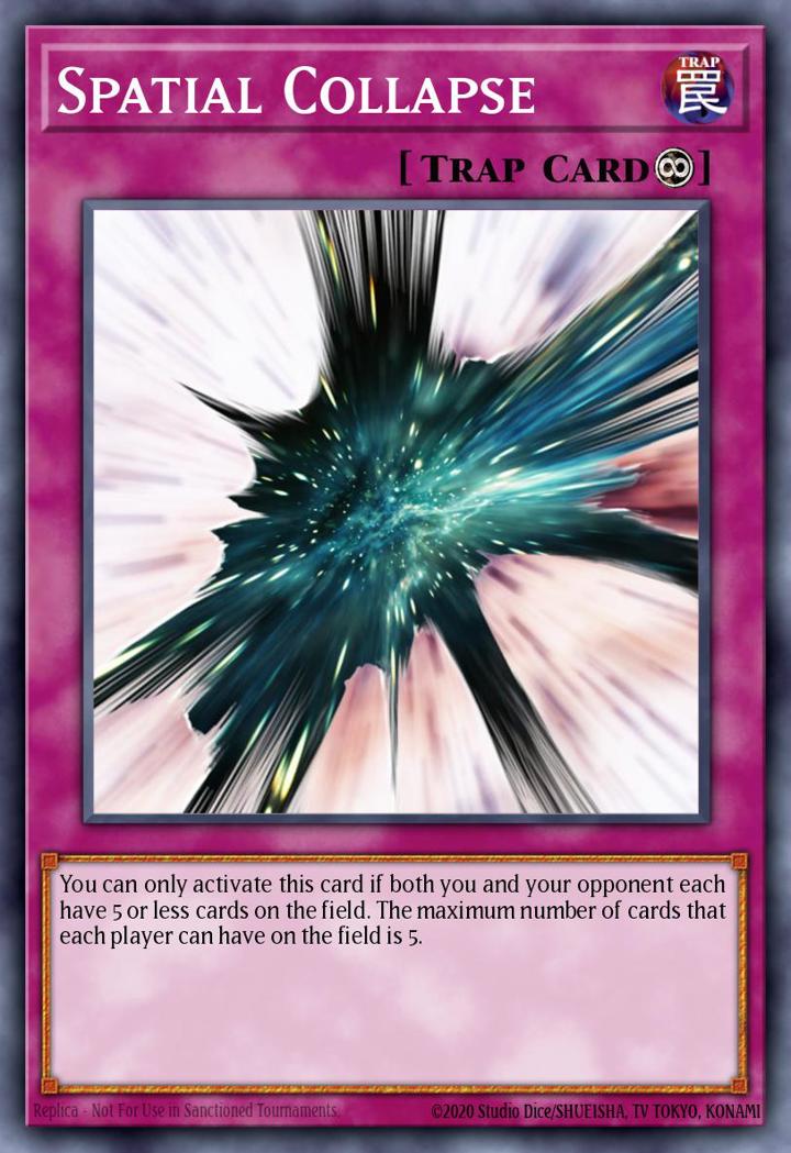 Spatial Collapse Single: Yu-Gi-Oh! Invasion of Chaos (25th Anniversary Edition) Einzelkarte