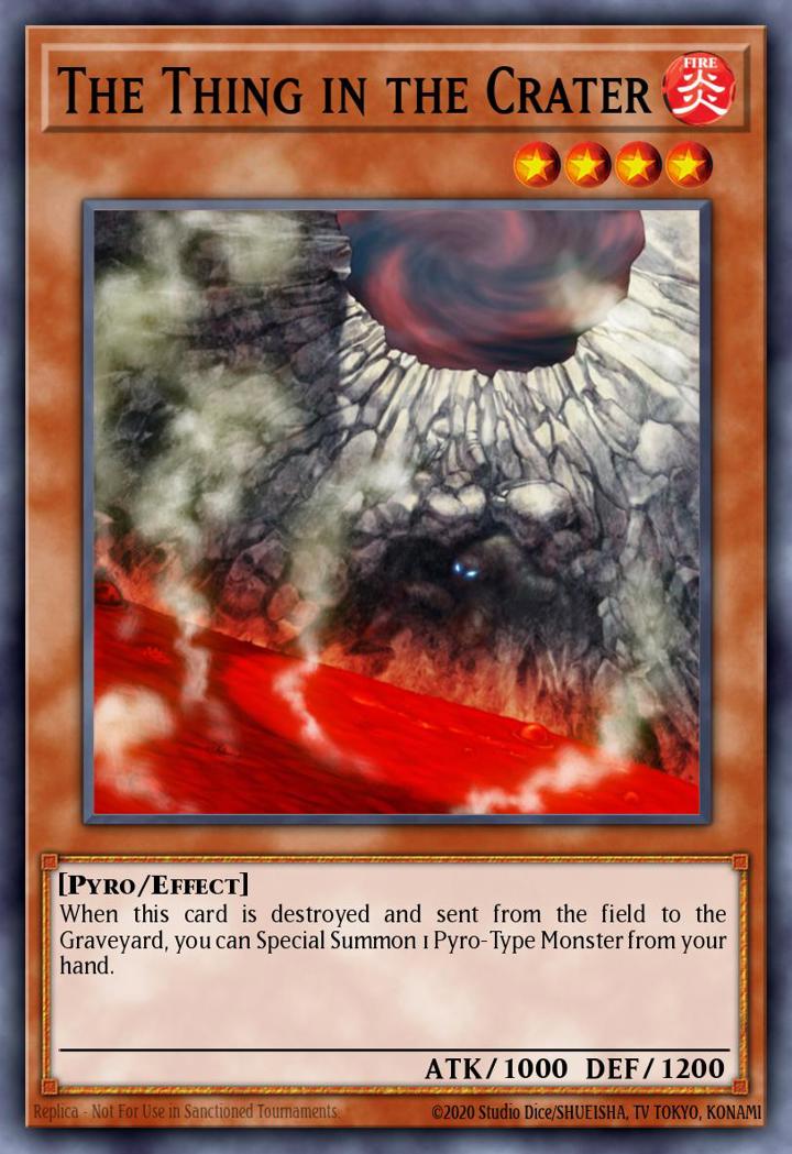 The Thing in the Crater Single: Yu-Gi-Oh! Invasion of Chaos (25th Anniversary Edition) Einzelkarte