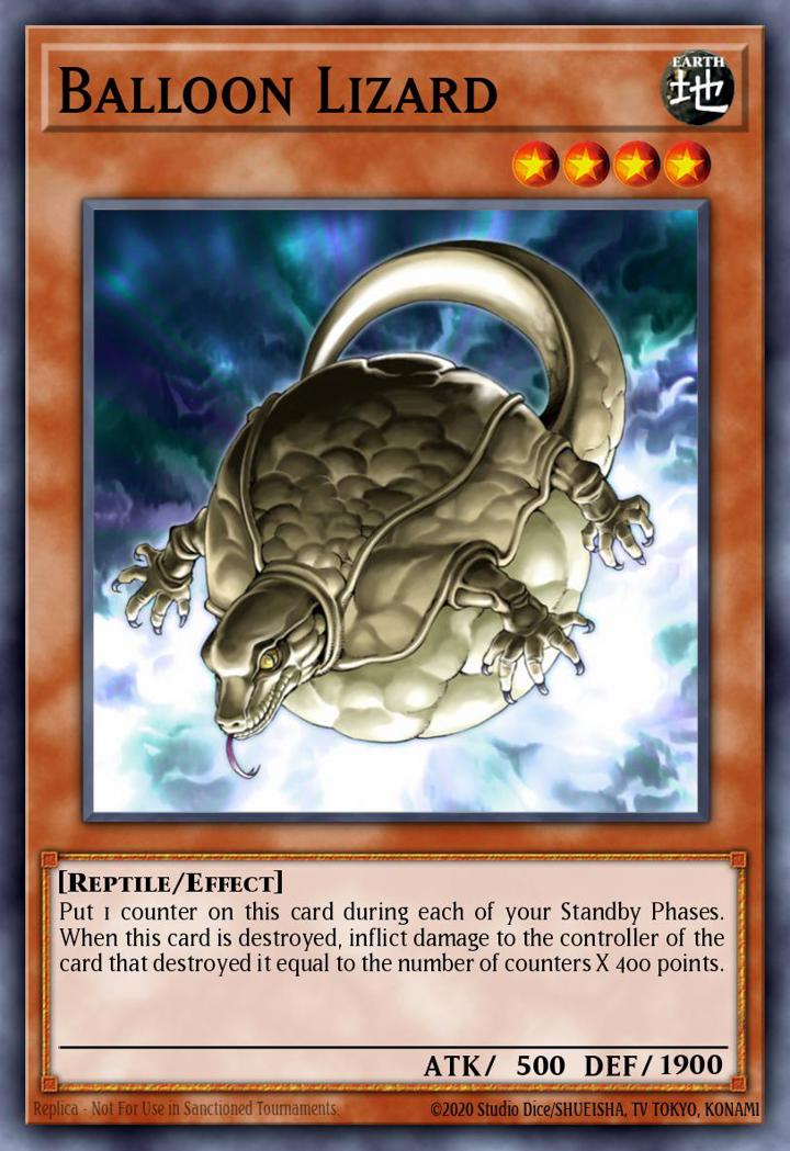 Balloon Lizard Single: Yu-Gi-Oh! Invasion of Chaos (25th Anniversary Edition) Einzelkarte