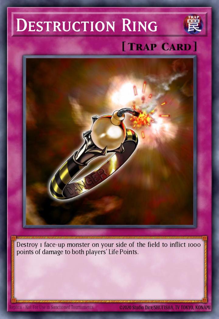 Destruction Ring Single: Yu-Gi-Oh! Invasion of Chaos (25th Anniversary Edition) Einzelkarte