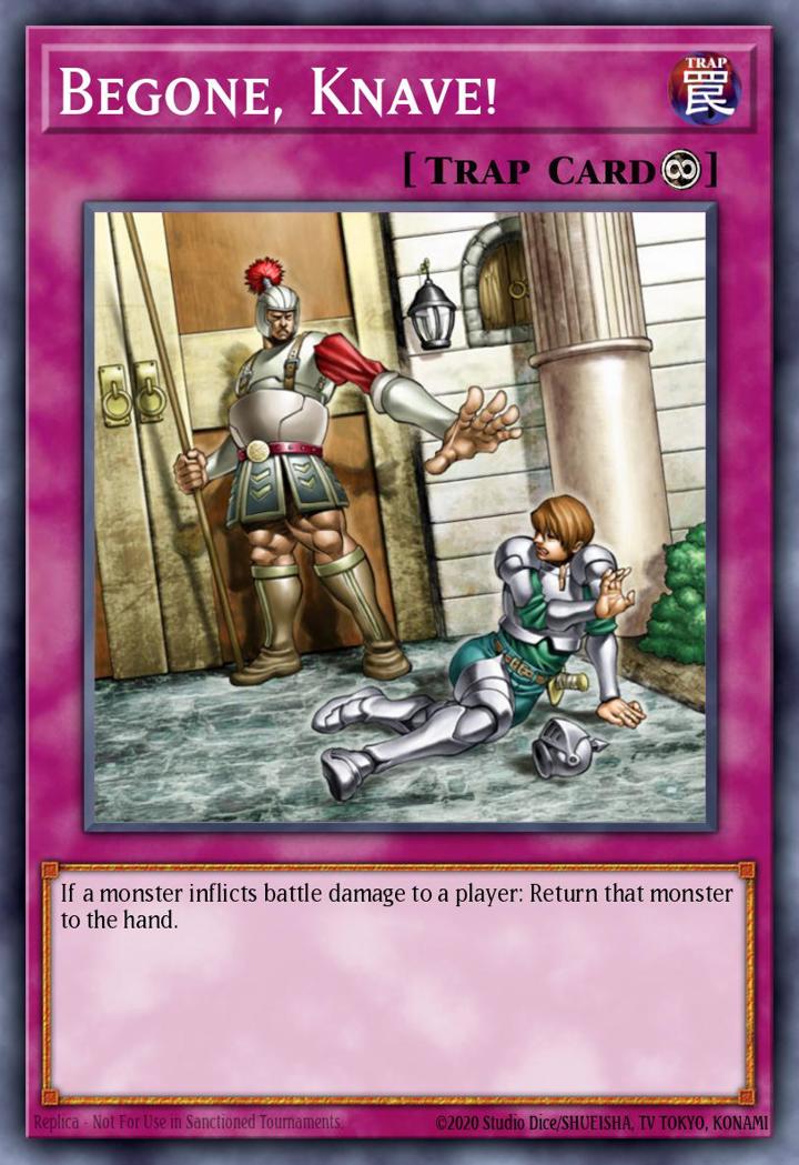 Begone, Knave! Single: Yu-Gi-Oh! Invasion of Chaos (25th Anniversary Edition) Einzelkarte