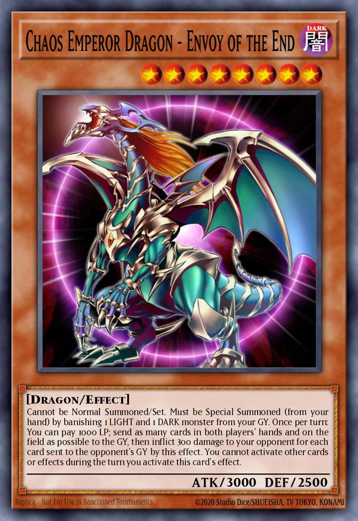 Chaos Emperor Dragon - Envoy of the End (V.2 - Secret Rare) Single: Yu-Gi-Oh! Invasion of Chaos Einzelkarte
