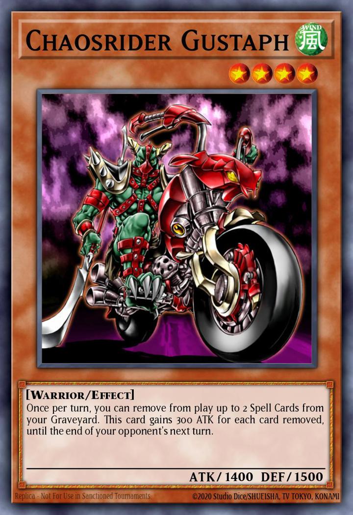 Chaosrider Gustaph (V.2 - Super Rare) Single: Yu-Gi-Oh! Invasion of Chaos Einzelkarte