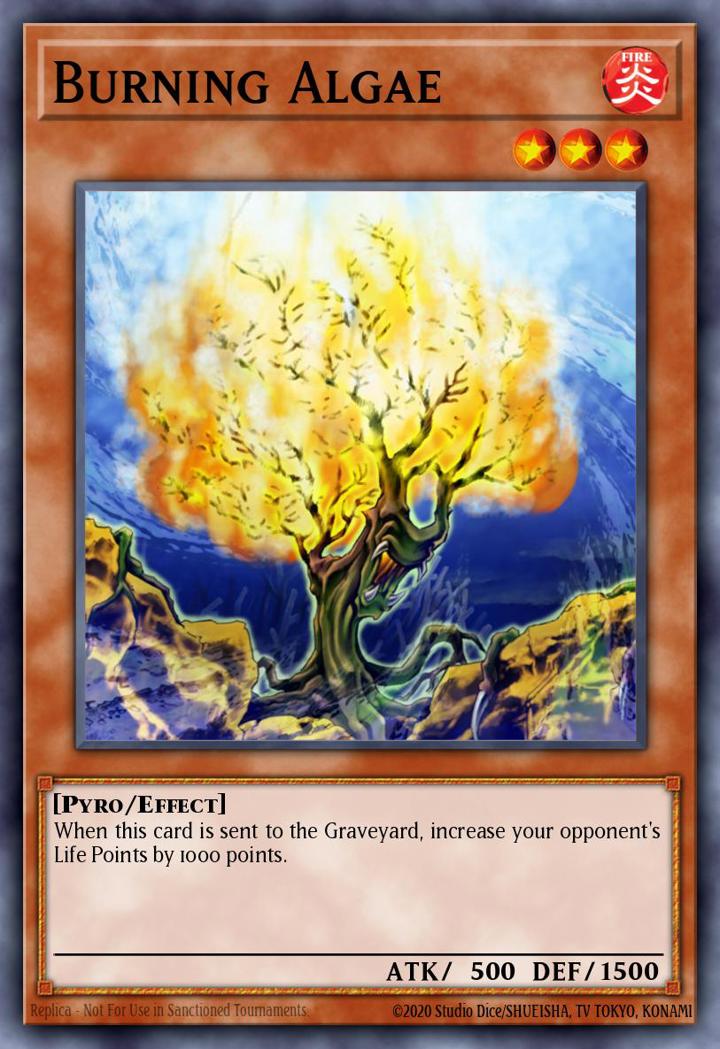 Burning Algae (V.2 - Common) Single: Yu-Gi-Oh! Invasion of Chaos Einzelkarte