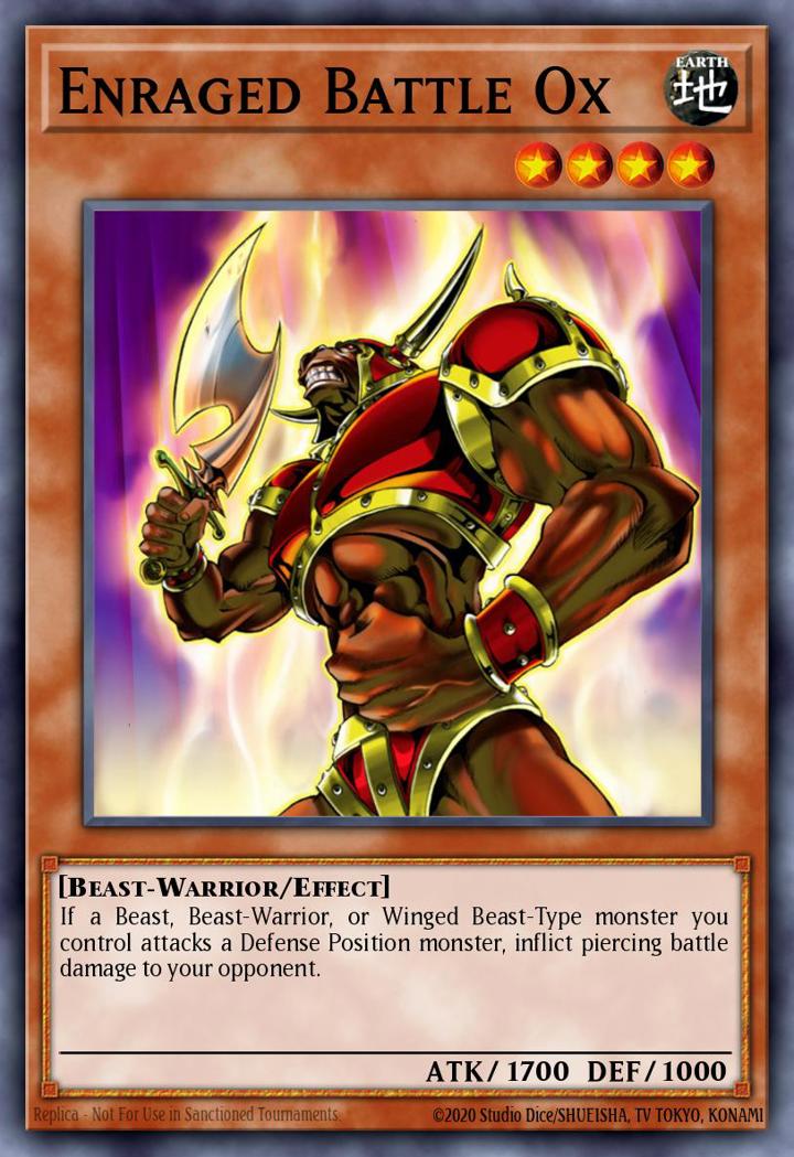 Enraged Battle Ox (V.2 - Rare) Single: Yu-Gi-Oh! Invasion of Chaos Einzelkarte