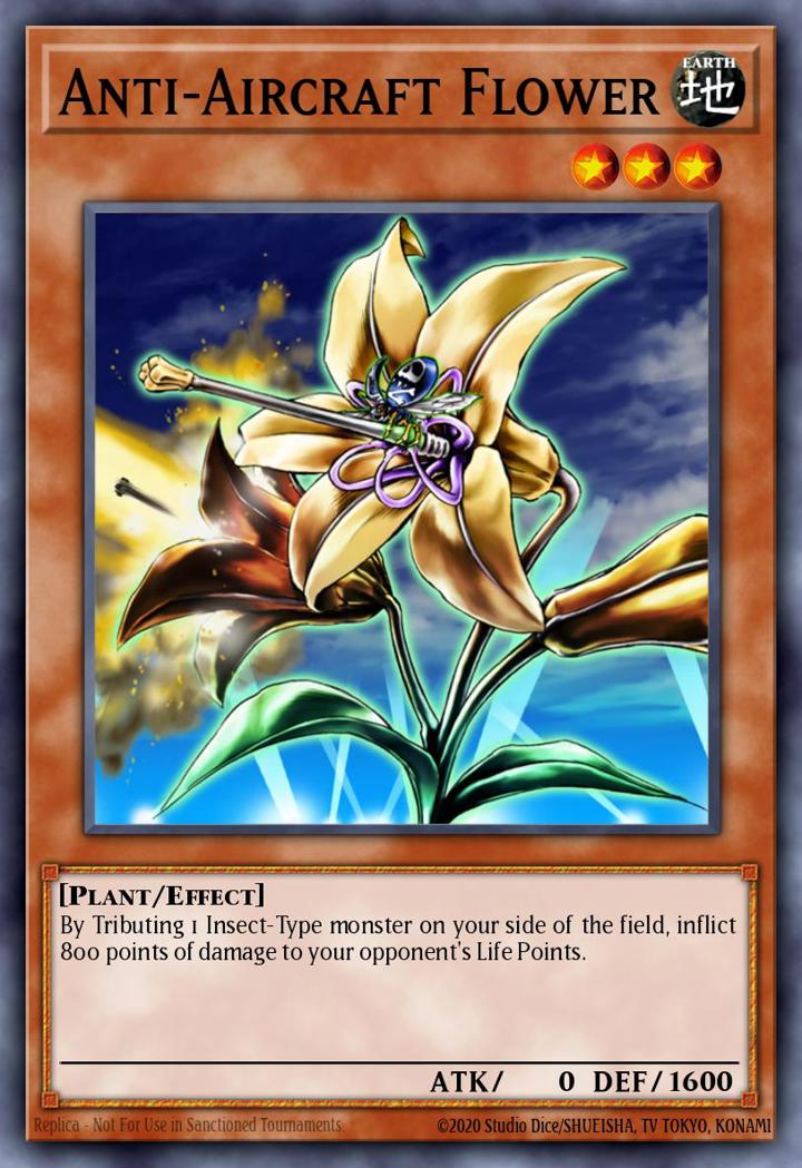 Anti-Aircraft Flower (V.2 - Common) Single: Yu-Gi-Oh! Invasion of Chaos Einzelkarte