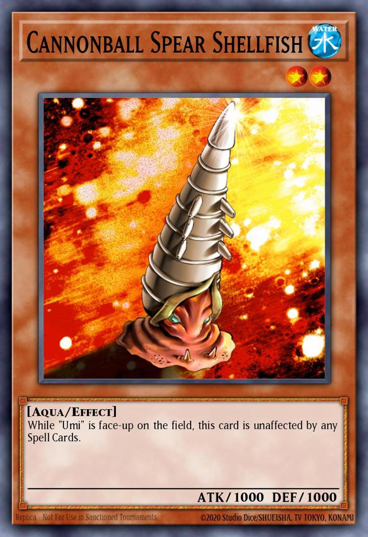Cannonball Spear Shellfish (V.2 - Common) Single: Yu-Gi-Oh! Invasion of Chaos Einzelkarte
