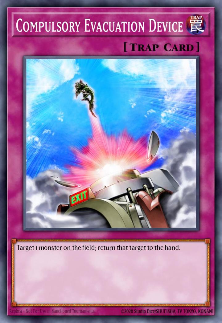 Compulsory Evacuation Device (V.2 - Rare) Single: Yu-Gi-Oh! Invasion of Chaos Einzelkarte