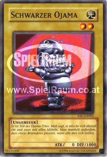 Ojama Black (V.1 - Common) Single: Yu-Gi-Oh! Invasion of Chaos Einzelkarte