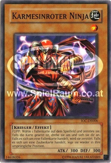 Crimson Ninja (V.1 - Common) Single: Yu-Gi-Oh! Invasion of Chaos Einzelkarte