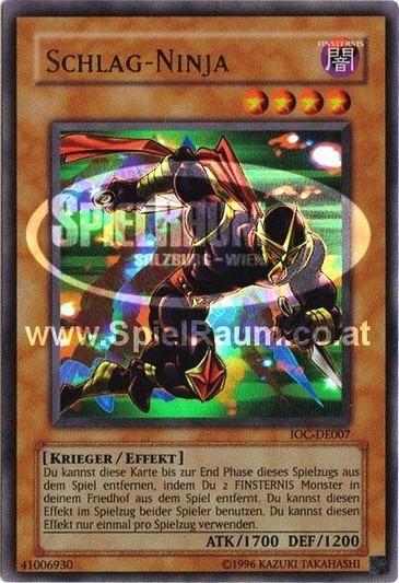 Strike Ninja (V.1 - Ultra Rare) Single: Yu-Gi-Oh! Invasion of Chaos Einzelkarte