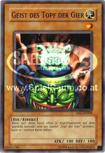 Spirit of the Pot of Greed (V.1 - Common) Single: Yu-Gi-Oh! Invasion of Chaos Einzelkarte