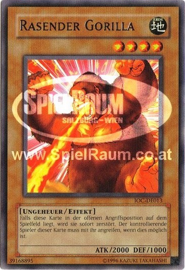 Berserk Gorilla (V.1 - Rare) Single: Yu-Gi-Oh! Invasion of Chaos Einzelkarte