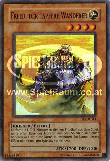 Freed the Brave Wanderer (V.1 - Super Rare) Single: Yu-Gi-Oh! Invasion of Chaos Einzelkarte