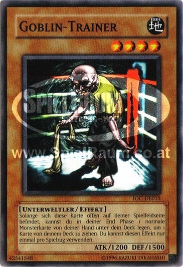 Coach Goblin (V.1 - Common) Single: Yu-Gi-Oh! Invasion of Chaos Einzelkarte