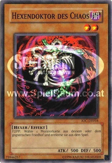 Witch Doctor of Chaos (V.1 - Common) Single: Yu-Gi-Oh! Invasion of Chaos Einzelkarte