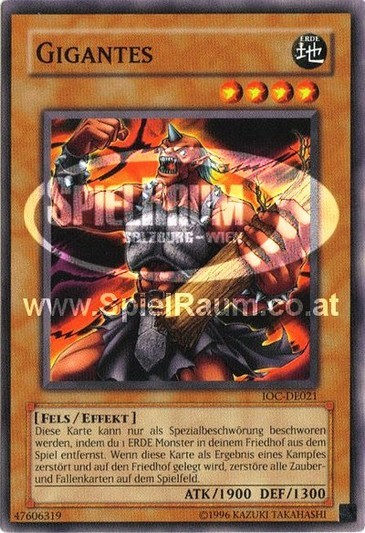 Gigantes (V.1 - Common) Single: Yu-Gi-Oh! Invasion of Chaos Einzelkarte
