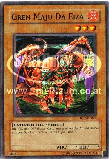 Gren Maju Da Eiza (V.1 - Common) Single: Yu-Gi-Oh! Invasion of Chaos Einzelkarte