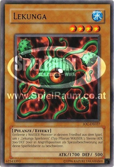 Lekunga (V.1 - Rare) Single: Yu-Gi-Oh! Invasion of Chaos Einzelkarte