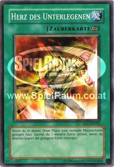 Heart of the Underdog (V.1 - Common) Single: Yu-Gi-Oh! Invasion of Chaos Einzelkarte