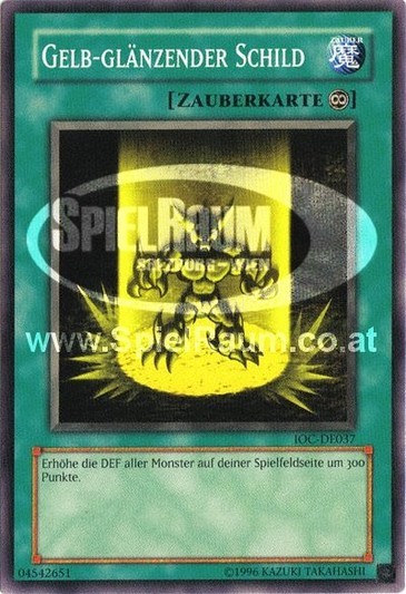 Yellow Luster Shield (V.1 - Common) Single: Yu-Gi-Oh! Invasion of Chaos Einzelkarte