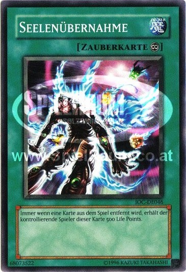 Soul Absorption (V.1 - Common) Single: Yu-Gi-Oh! Invasion of Chaos Einzelkarte