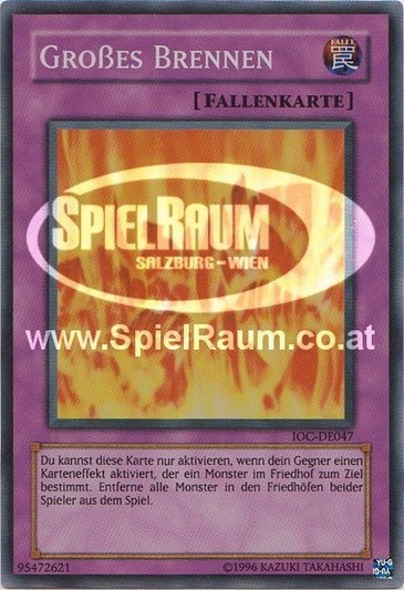 Big Burn (V.1 - Super Rare) Single: Yu-Gi-Oh! Invasion of Chaos Einzelkarte