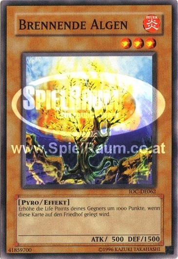 Burning Algae (V.1 - Common) Single: Yu-Gi-Oh! Invasion of Chaos Einzelkarte