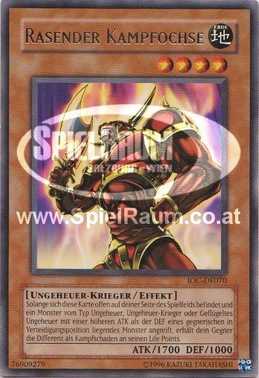 Enraged Battle Ox (V.1 - Rare) Single: Yu-Gi-Oh! Invasion of Chaos Einzelkarte