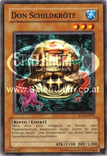 Don Turtle (V.1 - Common) Single: Yu-Gi-Oh! Invasion of Chaos Einzelkarte