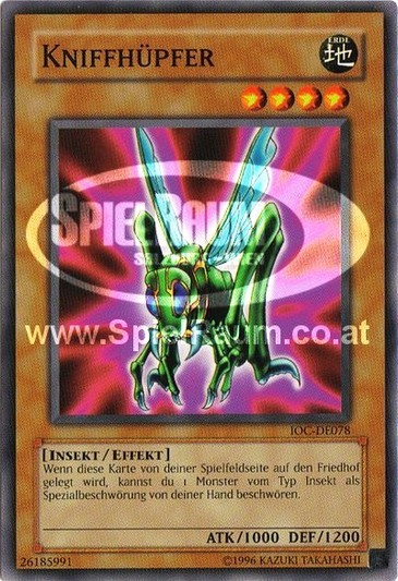 Pinch Hopper (V.1 - Common) Single: Yu-Gi-Oh! Invasion of Chaos Einzelkarte