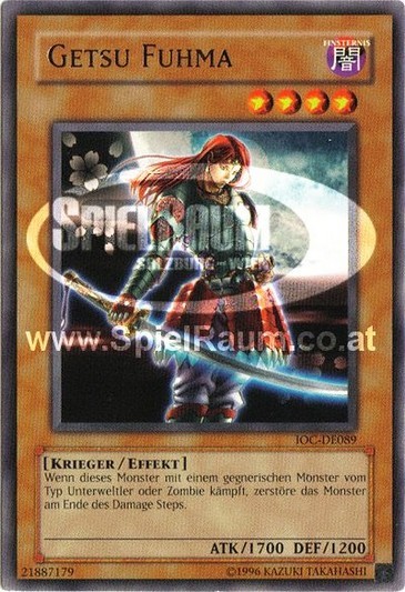Getsu Fuhma (V.1 - Rare) Single: Yu-Gi-Oh! Invasion of Chaos Einzelkarte