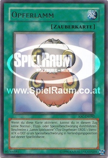 Stray Lambs (V.1 - Rare) Single: Yu-Gi-Oh! Invasion of Chaos Einzelkarte