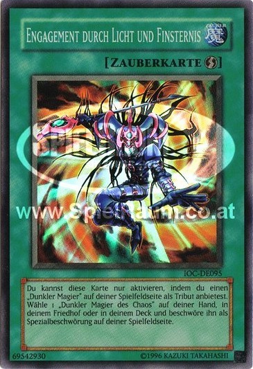 Dedication through Light and Darkness (V.1 - Super Rare) Single: Yu-Gi-Oh! Invasion of Chaos Einzelkarte