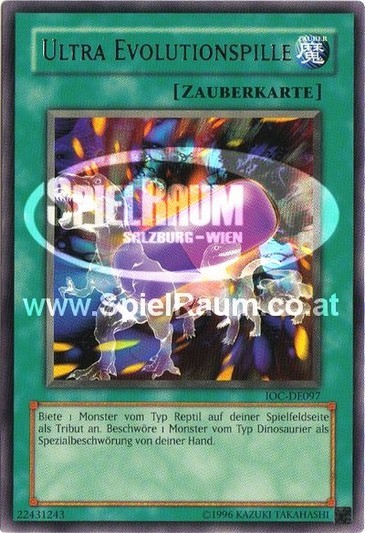 Ultra Evolution Pill (V.1 - Rare) Single: Yu-Gi-Oh! Invasion of Chaos Einzelkarte