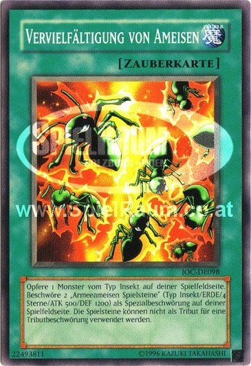 Multiplication of Ants (V.1 - Common) Single: Yu-Gi-Oh! Invasion of Chaos Einzelkarte