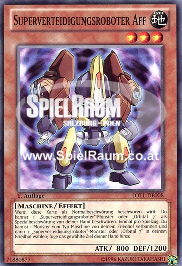 Super Defense Robot Monki Single: Yu-Gi-Oh! Judgment of the Light Einzelkarte