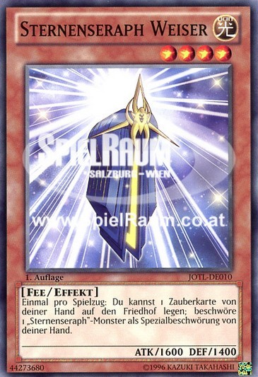 Star Seraph Sage Single: Yu-Gi-Oh! Judgment of the Light Einzelkarte