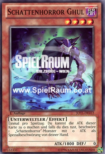 Umbral Horror Ghoul Single: Yu-Gi-Oh! Judgment of the Light Einzelkarte